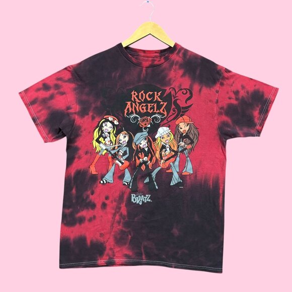 Bratz Rock Angelz Movie Poster Tie Dye Tee L - Picture 1 of 4